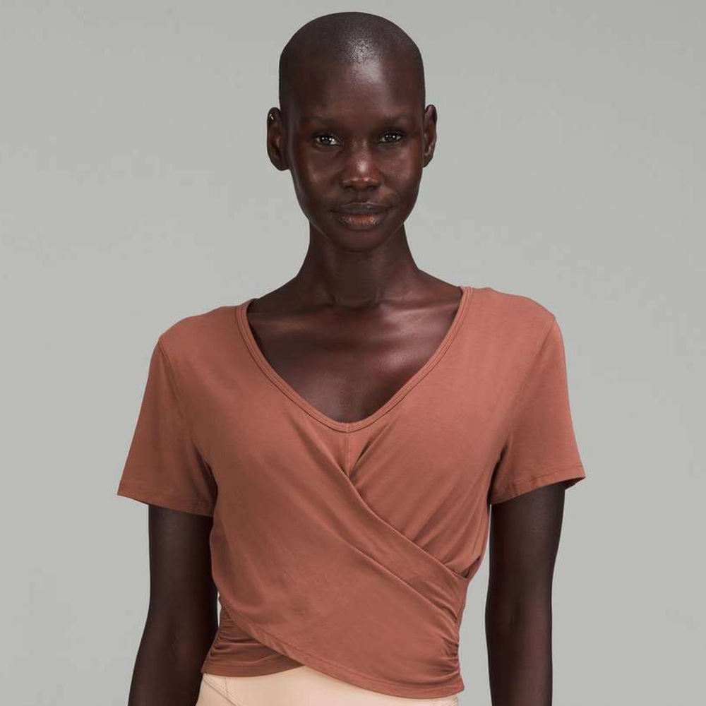 Lululemon Modal-Blend Yoga Short Sleeve Shirt
Ancient Copper